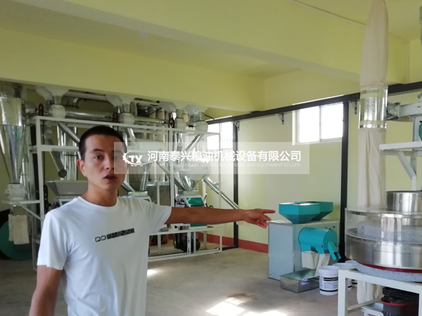 寶雞千陽北臺村三組面粉機(jī)安裝案例